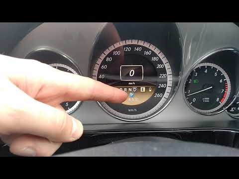 W212 буква P парковка - помощник при парковке часть 1
