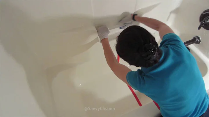 How to clean a filthy tub - Dawn and Comet Test
