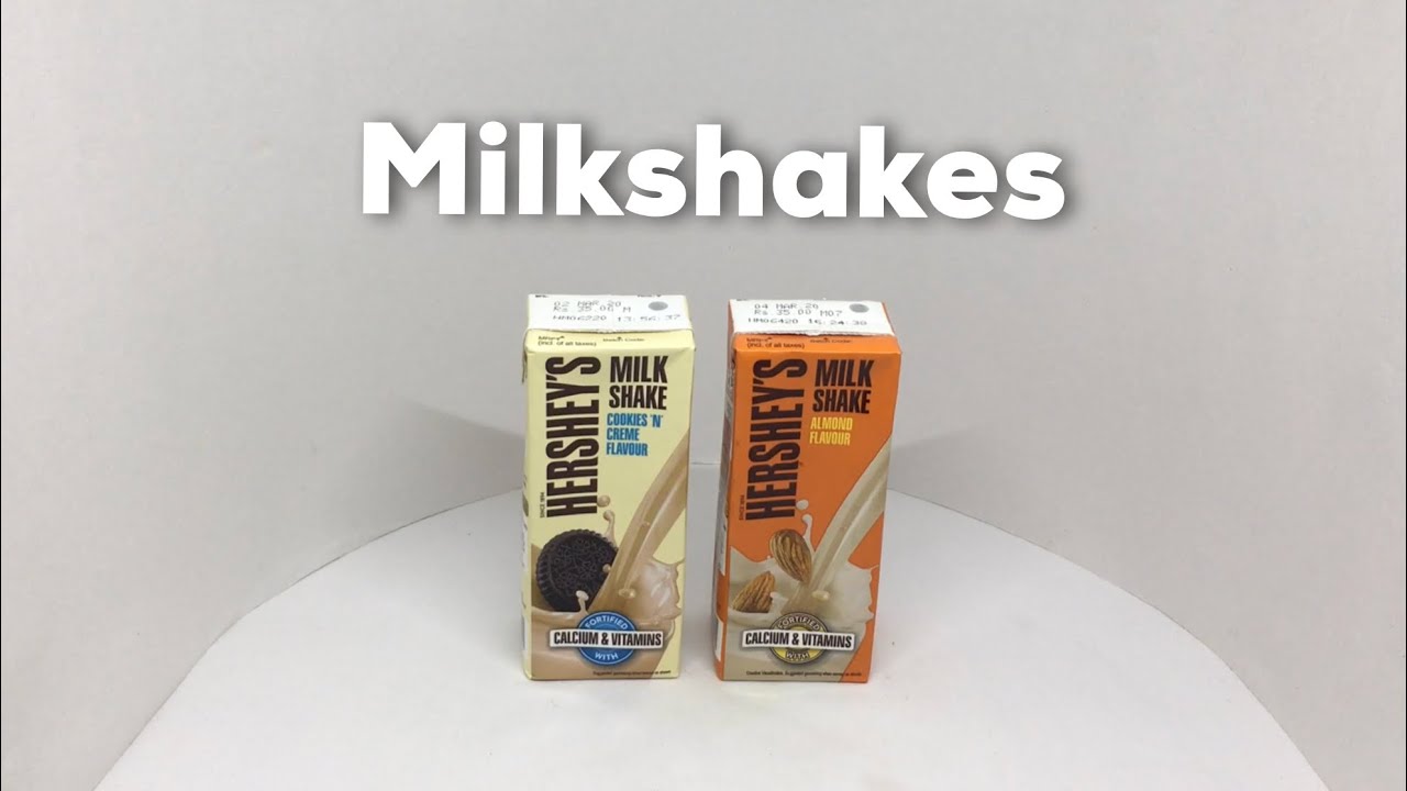 Hershey’s Milkshake Almond & Cookies n Cream YouTube