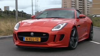 ORANGE Jaguar F-Type S V8 SOUNDS REALLY GOOD! Resimi