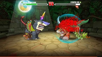 Needled Unicorn vs Striped Gib (Mutant Fighting Cup 2) (INSANE EDITION)