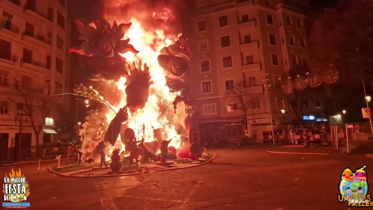 Cremà Falla Ciscar Burriana 2025 #fallas25