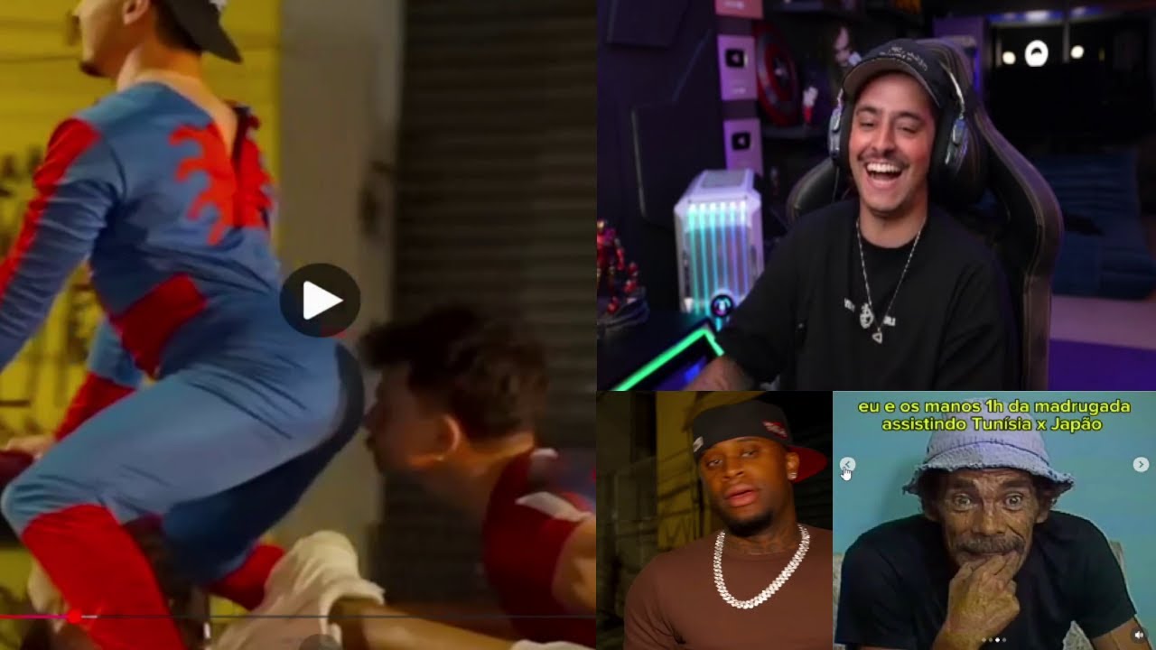 CORINGA REAGINDO A VIDEOS DO TIK TOK