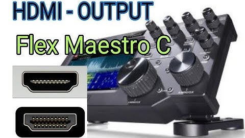 HDMI Capture Card , OBS Studio - FlexRadio Maestro C