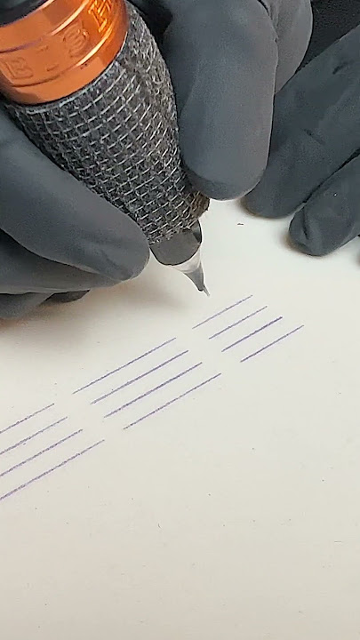How To Pull Straight Tattoo Lines