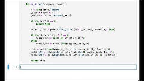 Tutorial 5: K-NN: Part 6 KD Trees Construction (Python)