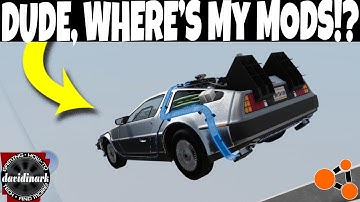 BeamNG Drive - Missing MODS After An Update!? Where to LOOK! BeamNG Drive tutorial