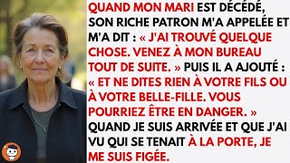 Aux funérailles de mon mari, son patron m’a dit : « Venez seule… » Et tout a basculé