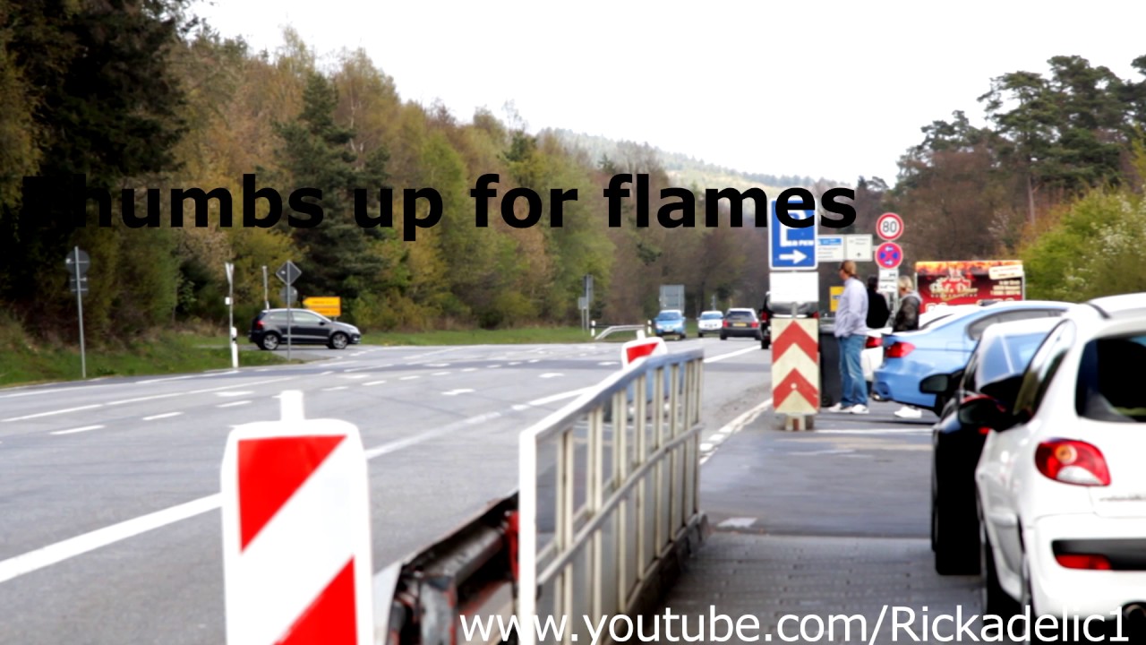 Audi S4 Big Turbo flames, POPS and BANGS