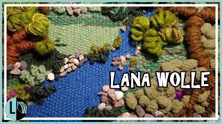 TELAR DECORATIVO PAISAJE 1 Paso a Paso. Wall hanging. Wandteppich. Tutorial Lana Wolle