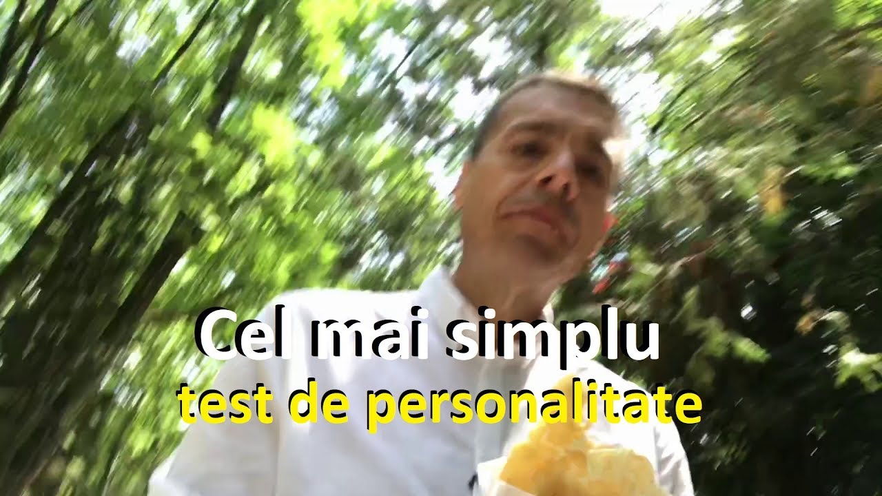 Cel mai simplu test de personalitate (Tiberiu Ciubotari)