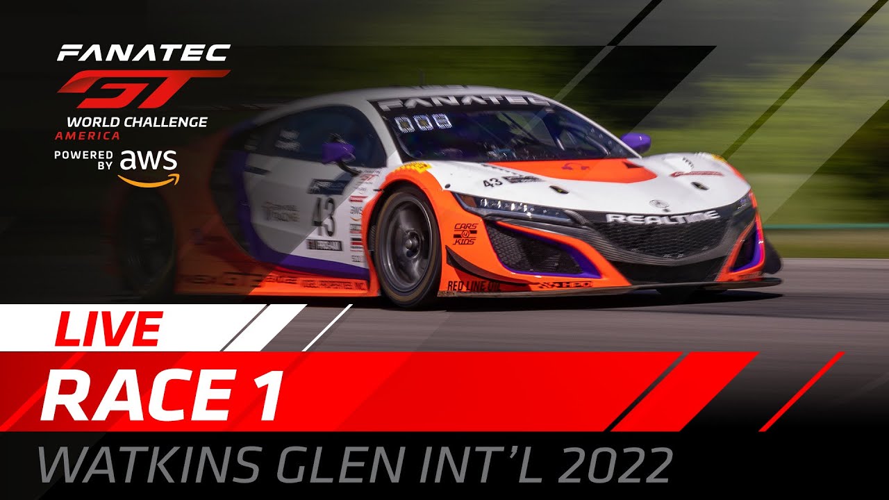 LIVE Race 1 Watkins Glen 2022 Fanatec GT World Challenge America Powered by AWS