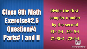 Division of complex numbers