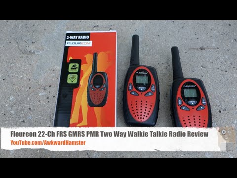 Floureon 22-Channel FRS GMRS PMR Two Way Walkie Talkie Radio Review