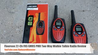 Floureon 22-Channel FRS GMRS PMR Two Way Walkie Talkie Radio Review