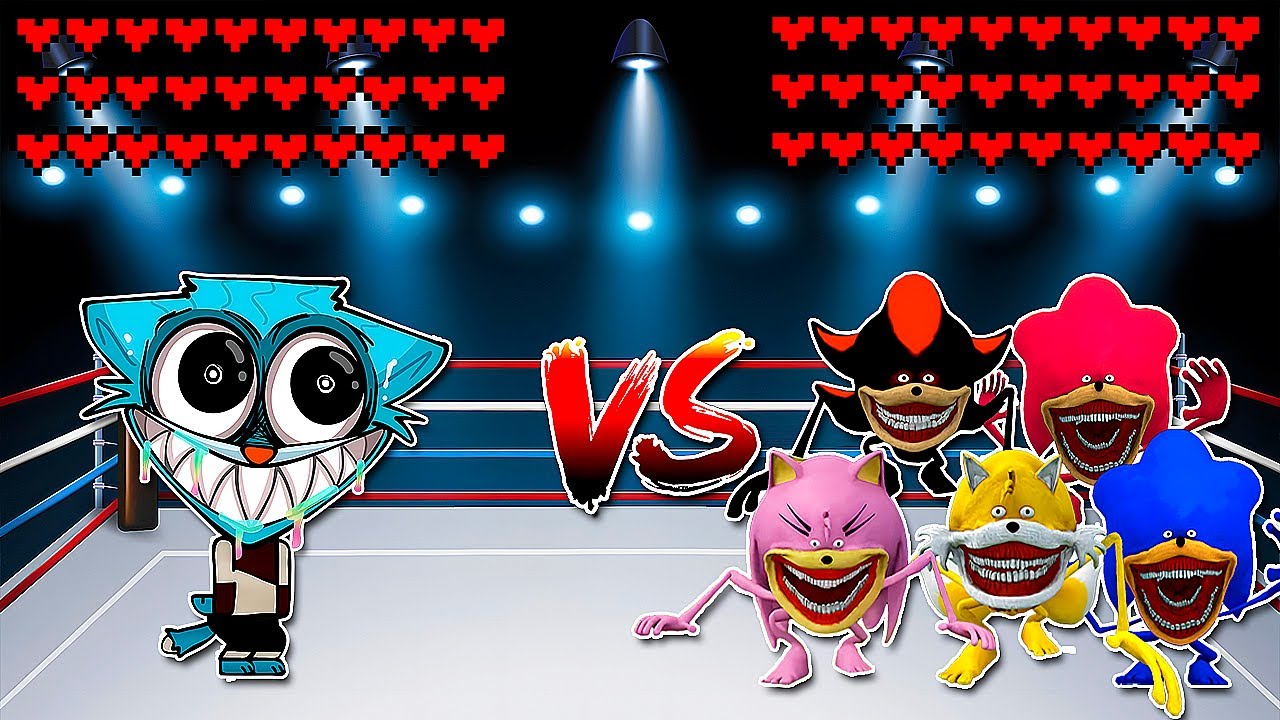 Giant Gumball Joy Vs Shin Sonic Team Memebattle Youtube 