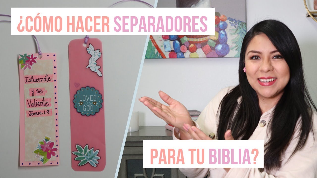 tonto tubo Buena voluntad Separadores para biblia 📖 - Diana Blanquel | ✏️✂️ Manualidades - YouTube