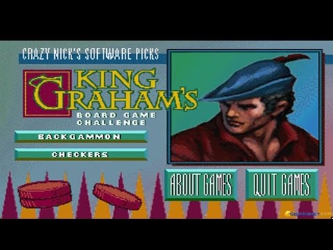 Crazy Nick's Picks: King Graham's Board Game Challenge gameplay (PC Game, 1993)