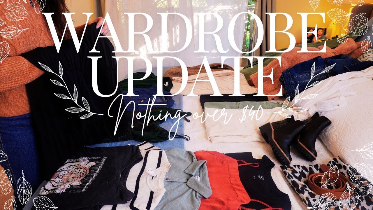 How to create a capsule wardrobe on a budget! Autumn Winter update with ...