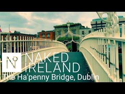 Video: Een gids voor de Ha'Penny Bridge in Dublin, Ierland