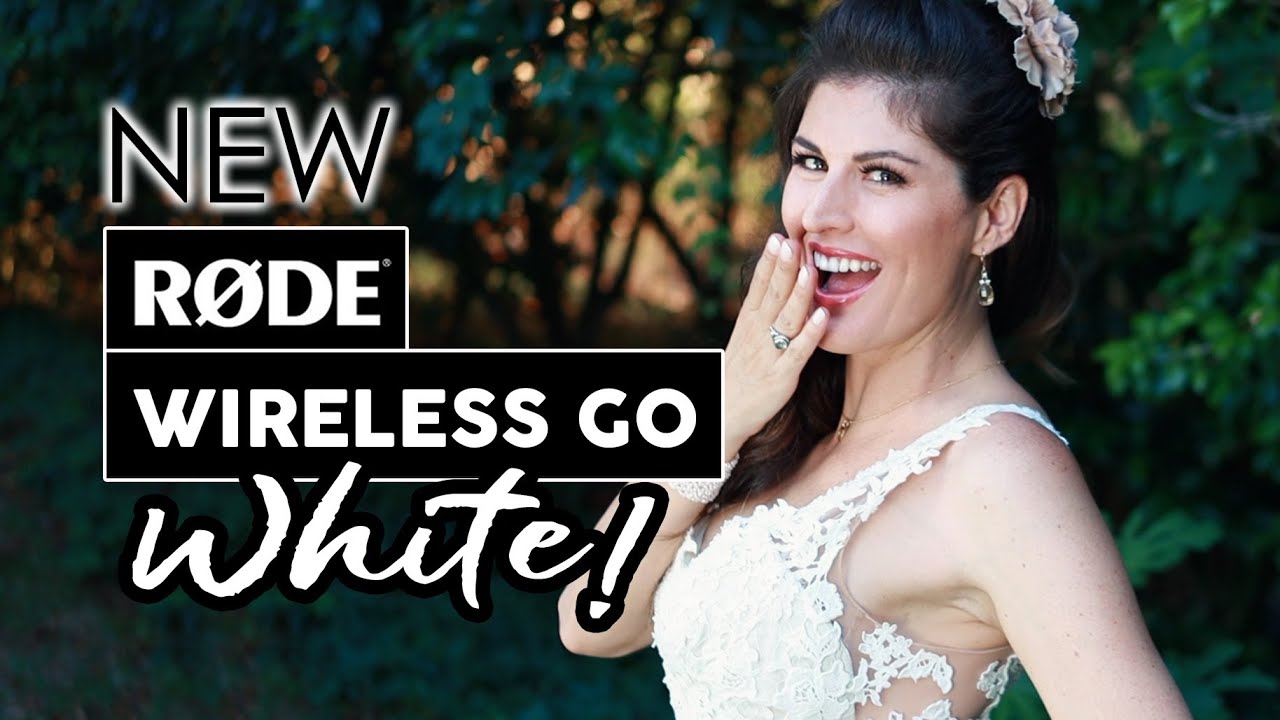 RODE Wireless GO - NEW WHITE MIC + ACCESSORIES!