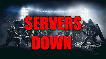 Rainbow Six Siege Servers ARE DOWN error code 3-0x00050001 2-0x0000D012