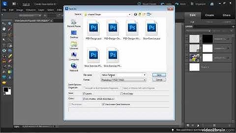 03 Slicing with Photoshop Elements