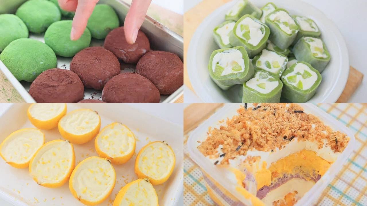 Satisfying Relaxing Video|Matcha Exploding Dumplings Recipe|Asmr|Tiktok