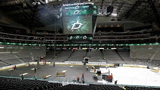 TIMELAPSE: Watch as AAC transitions from Mavericks to Stars game in same day screenshot 3