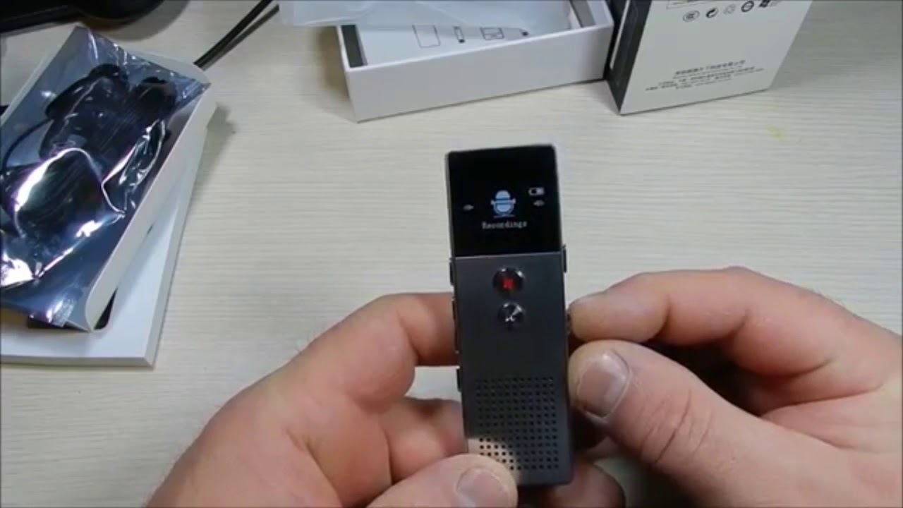 BENJIE C6 recorder from GearBest - YouTube