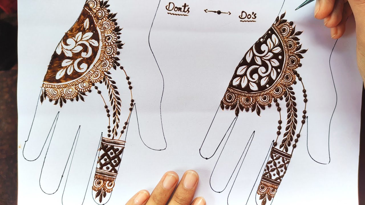 Mistakes Beginner Henna Artists do | Do's and Dont's In Henna, simple Mehndi Design/Thouseens Henna