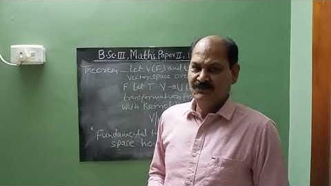 Fundamental theorem of vector space homomorphism