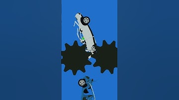 Subaru Vs Shredder in Algodoo!😱 #shorts