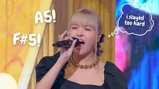 NMIXX' Lily going off on 'Time For The Moon Night + This Is Me' | Vocal Showcase Resimi