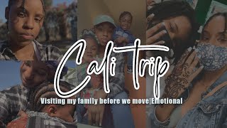 Vlog| Trip to Cali + Visiting Family| EMOTIONAL GOODBYE