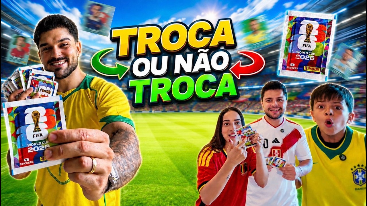 TROCA OU NÃO TROCA? Ele podia ter tirado Messi e Cristiano Ronaldo mas...