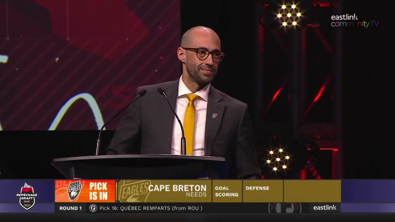 2025 QMJHL Draft on Eastlink Community TV