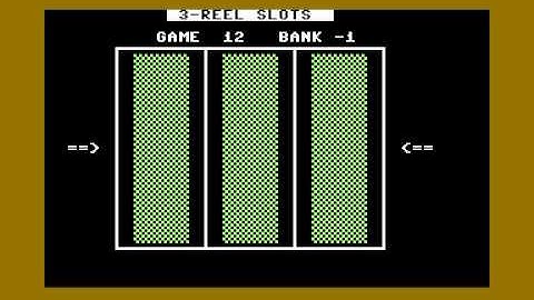 C64 Game  -  3-Reel Slots