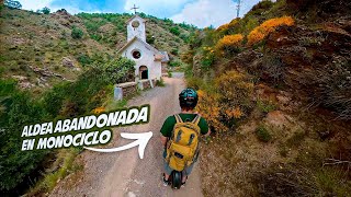 Aldea abandonada bajo lluvia ☔️ Viajando acampando en MONOCICLO ELÉCTRICO | La Alpujarra, Granada #8