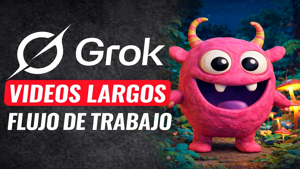 Así creé un vídeo largo para YouTube usando SOLO Grok GRATIS (paso a ...