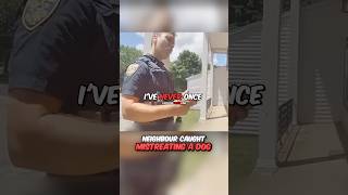 Cop Confronts Man For Beating His Pitbull