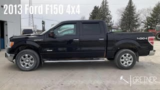 2013 Ford F150 4x4- Selling at our Spring 2024 Online-Only Machinery Consignment Auction
