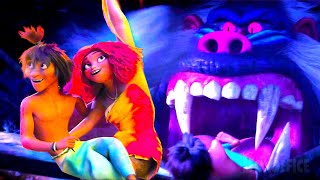 Prehistorical Lovers Vs Giant Mandrill The Croods A New Age Clip