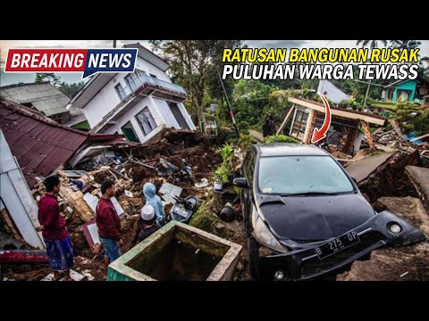 FULL VIDEO KONDISI Terkini CIANJUR Pasca Gempa, Semuanya HANCUR Berantakan Warga Histeris