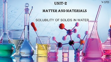 5TH STD SCIENCE | UNIT-2 MATTER AND MATERIALS | PART-5 | SLN MATRICULATION SCHOOL