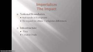AP Human Geography - Impact of Imperialism: Dependency Theory