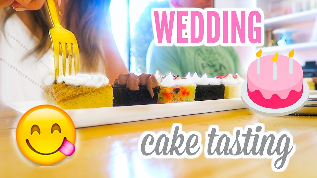 wedding cake tasting