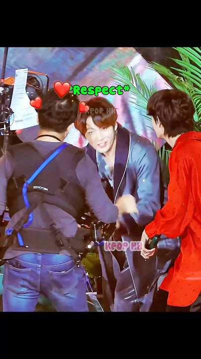 BTS Giving Respect To The Cameraman 🥰💜 #shorts #bts #respect #jungkook