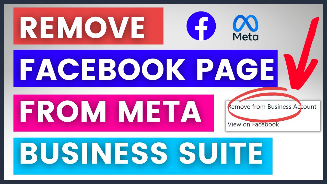 How To Remove Facebook Page From Meta Business Suite? [in 2023] 