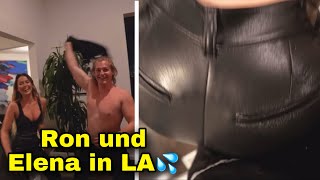 Ron Und Elena Ziehen Sich Aus Und Wischen Den Boden